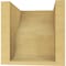 Ekena Millwork 7"W x 7"D x 7"H Wide Greensboro Rough Cedar Woodgrain TimberThane Corbel, Primed Tan CORUR07X07X07GRNRCPR - alternate 5